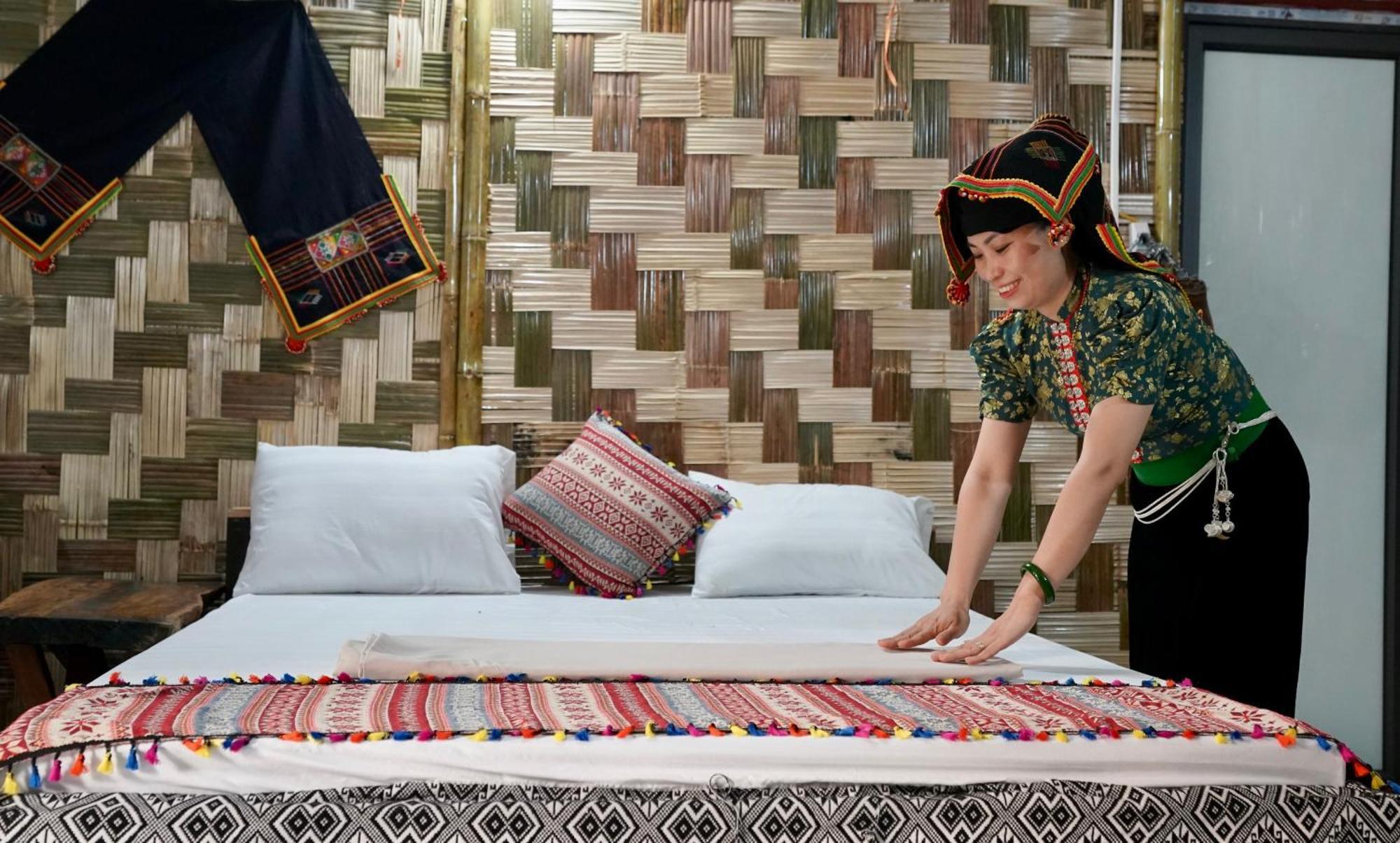 Minh Ngoc Homestay Dien Bien Phu Ban Him Lom Bagian luar foto