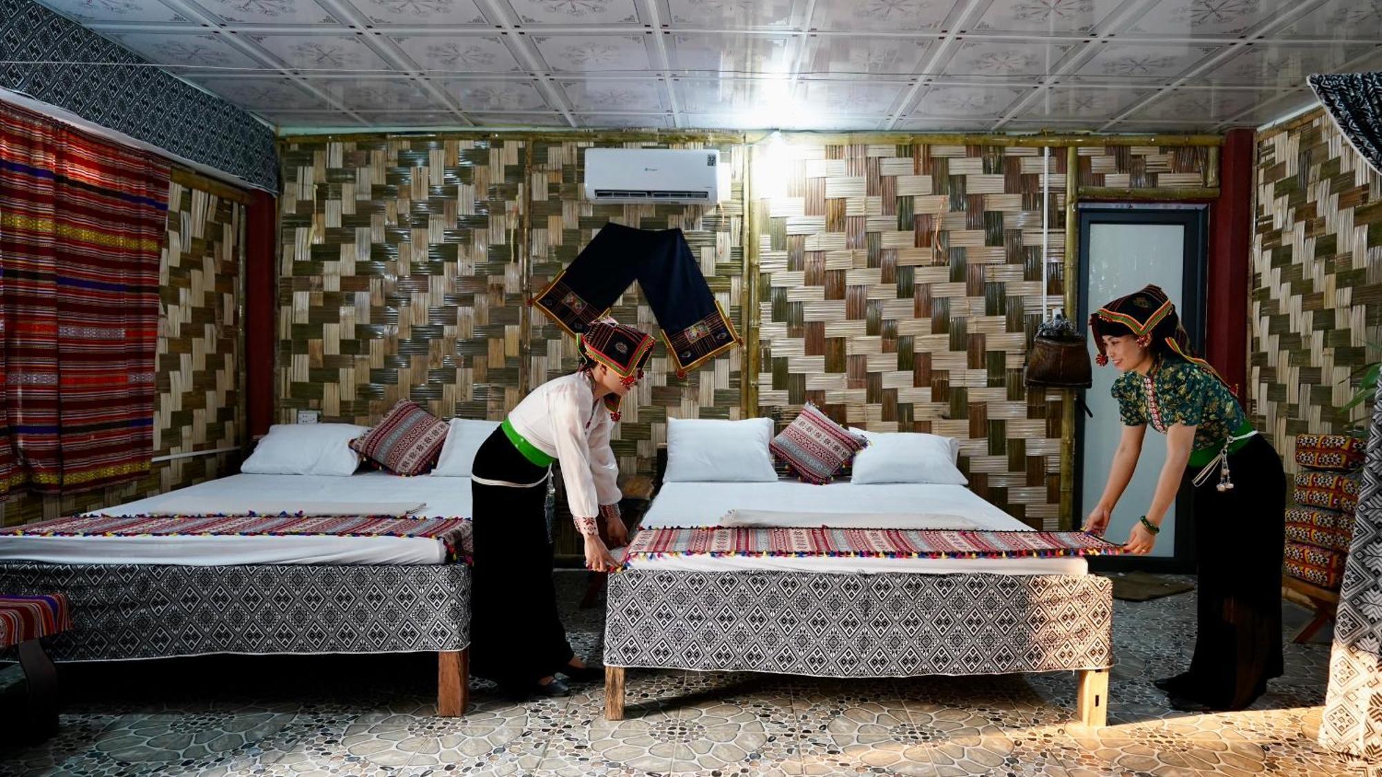 Minh Ngoc Homestay Dien Bien Phu Ban Him Lom Bagian luar foto