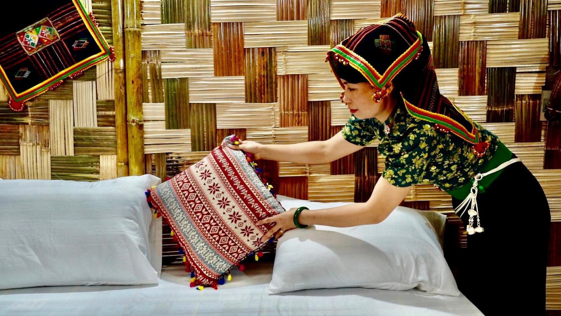 Minh Ngoc Homestay Dien Bien Phu Ban Him Lom Bagian luar foto