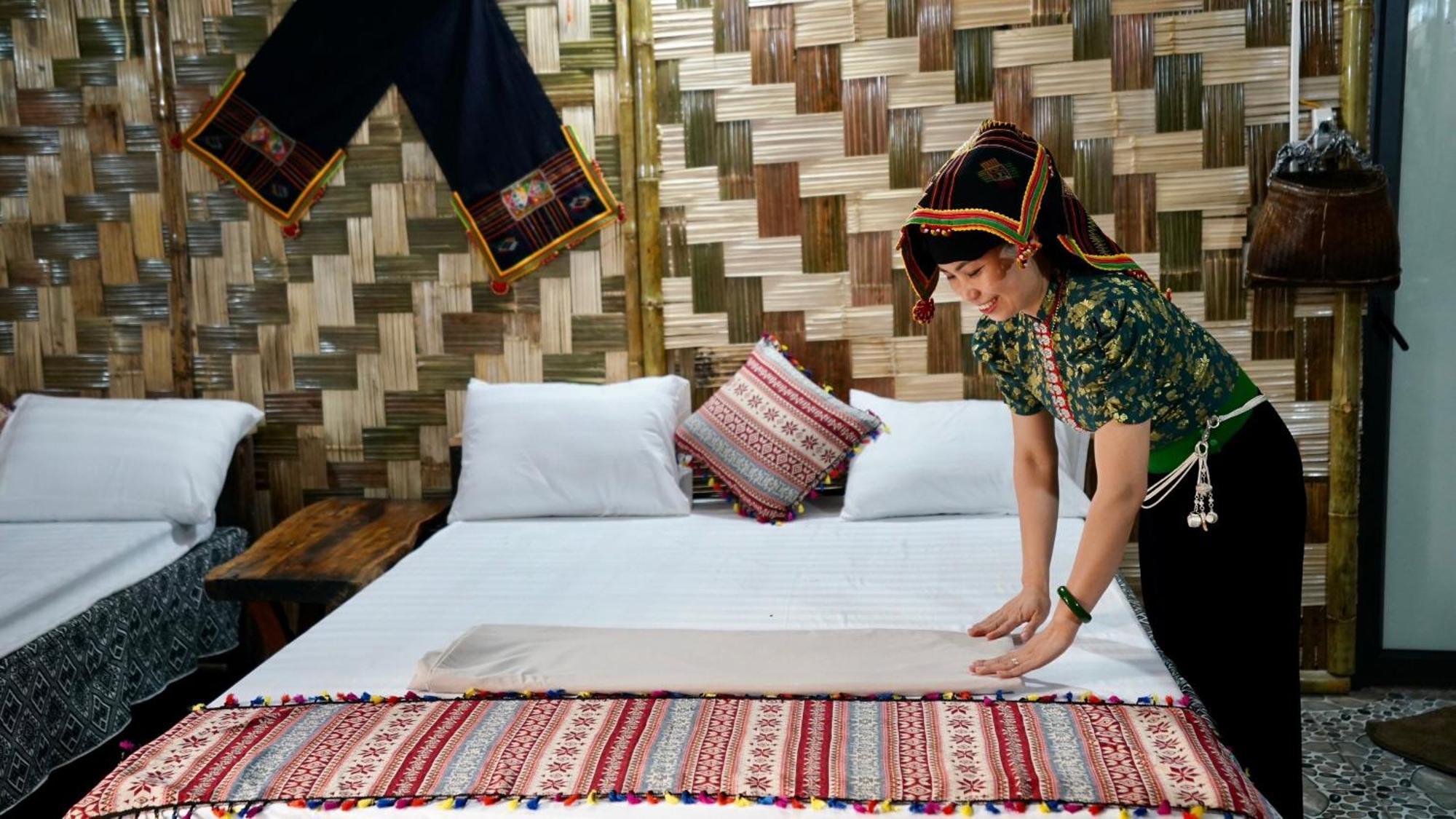 Minh Ngoc Homestay Dien Bien Phu Ban Him Lom Bagian luar foto